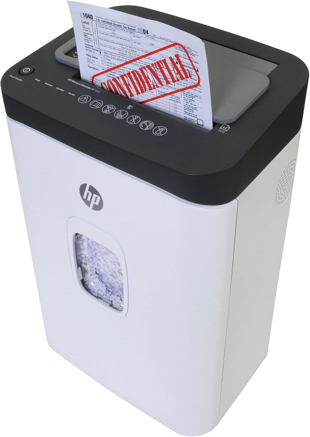 HP - Micro Cut Paper Shredder, 12-Sheet Manual, 150-Sheet Auto Feed