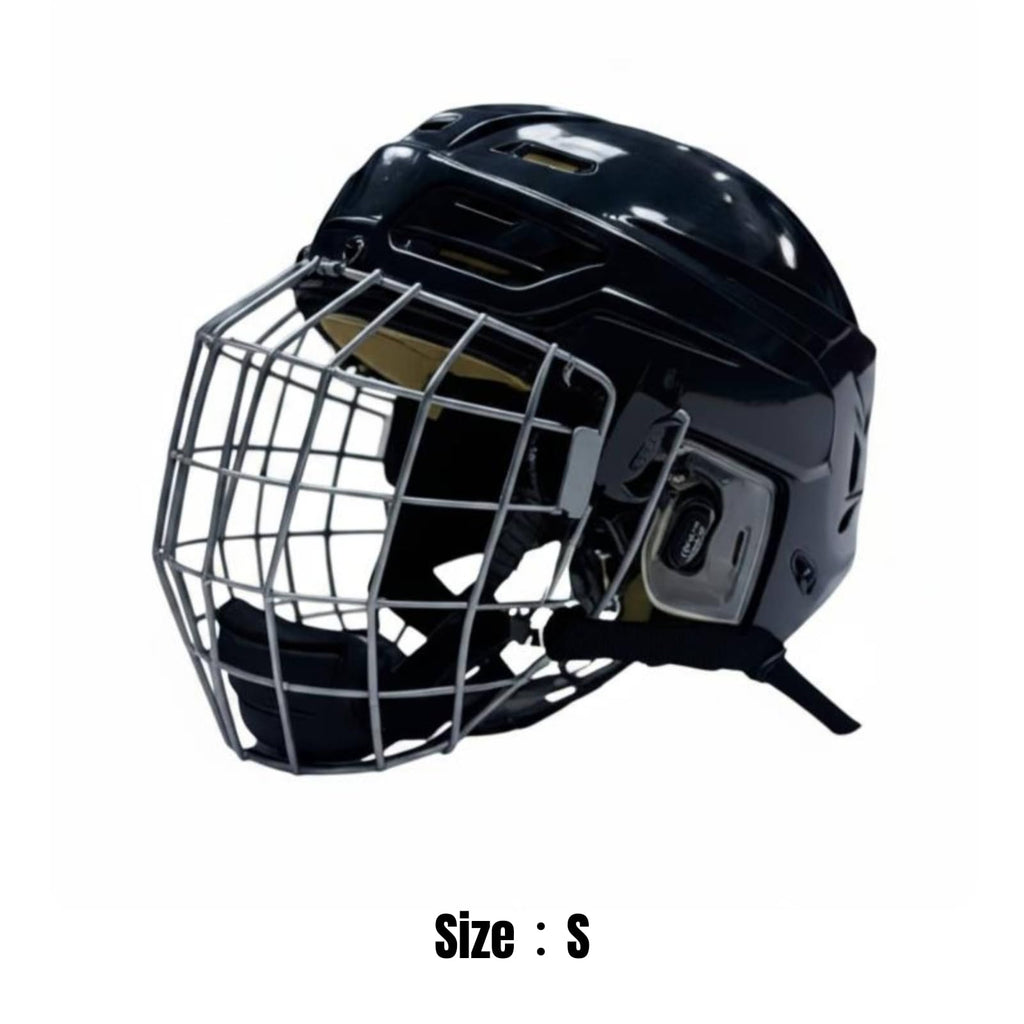 Gralara Ice Hockey Helmet Ventilated Hockey Helmet with Cage Comfort Padding Impact-Resistant Headgear