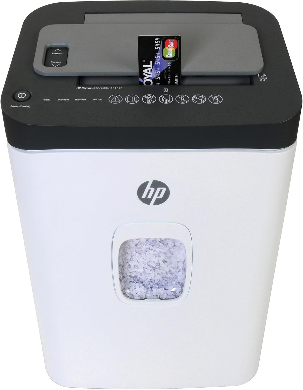 HP - Micro Cut Paper Shredder, 12-Sheet Manual, 150-Sheet Auto Feed