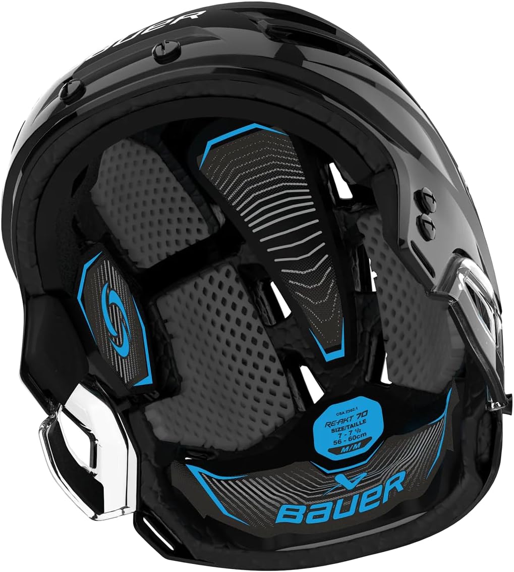 Bauer Re-Akt 70 Hockey Helmet Combo with Facemask, Senior