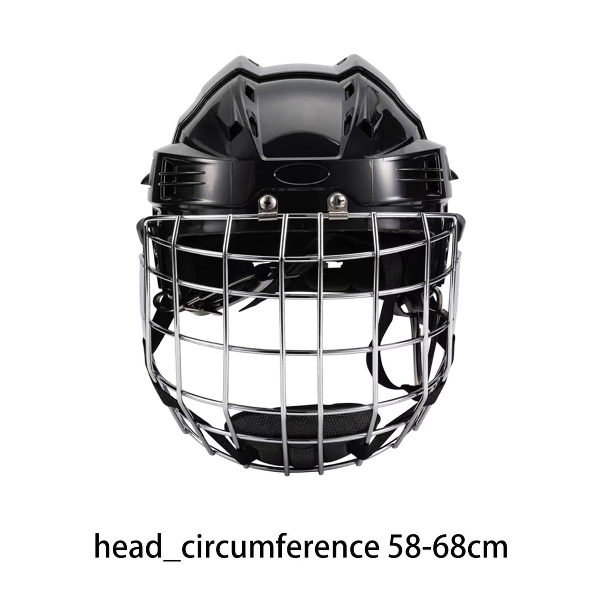 SM SunniMix Hockey Helmet Padded Sports Helmet Headgear Adjustable Ice Hockey Helmet Speed Skate Helmet Lightweight EVA Cushioning for