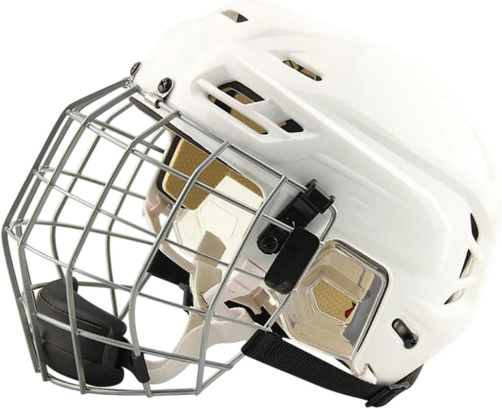 Ice Hockey Player Helmet Competition Professional Sturdy Adjustable Headgear Ice Skate Helmet with Facemask