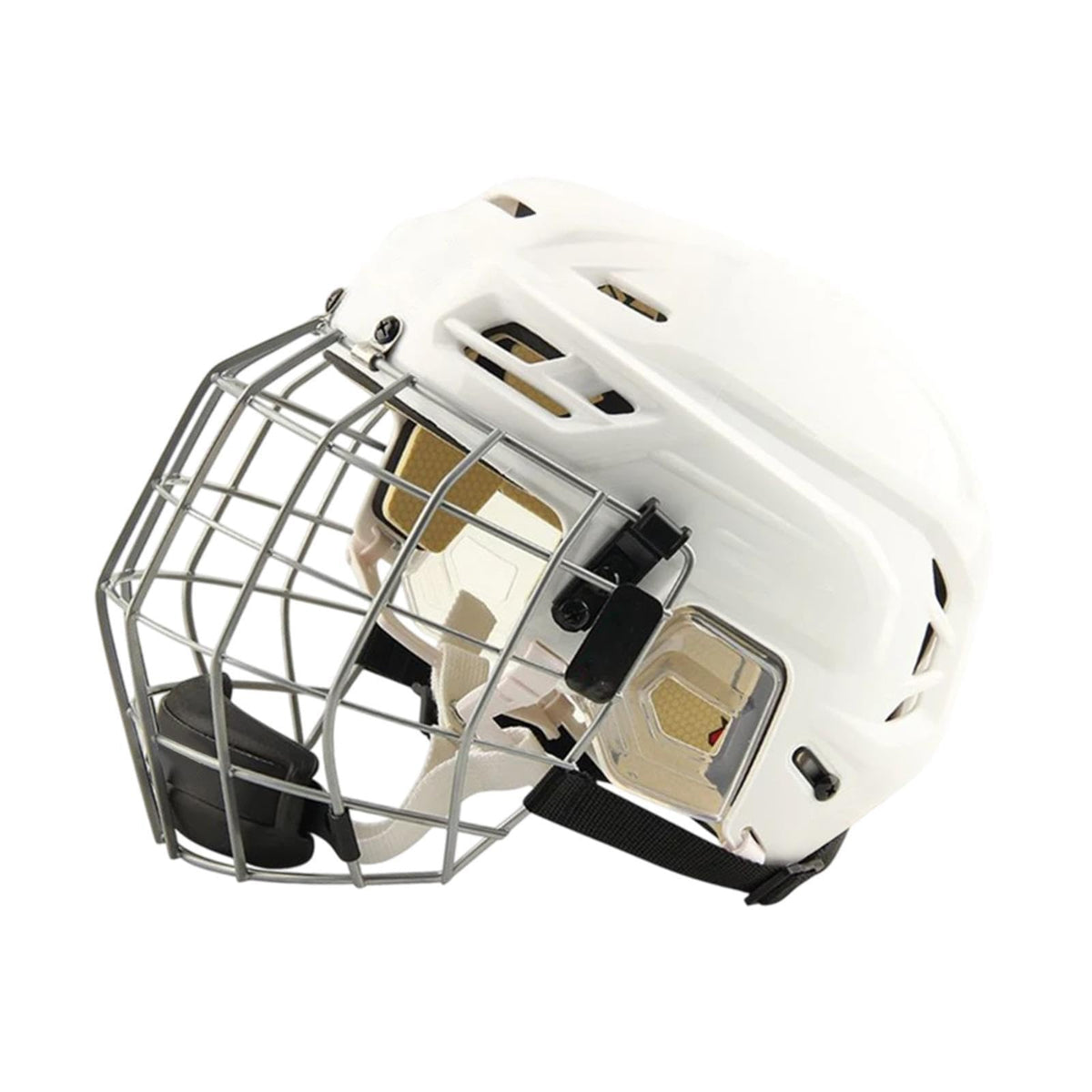 harayaa Hockey Helmet with Facemask Roller Skating Helmet Ice Skate Helmet Speed Skate Helmet Polyethylene Shell with Iron Mesh Breathable Suit