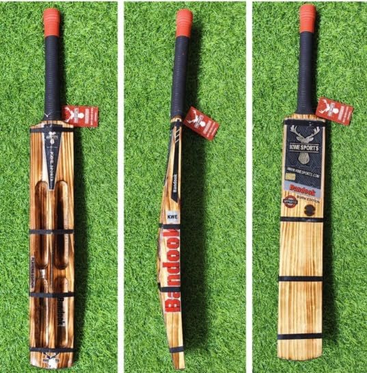 Burn Edition Tennis Cricket Scoop Bat with Enhanced Toe Guard