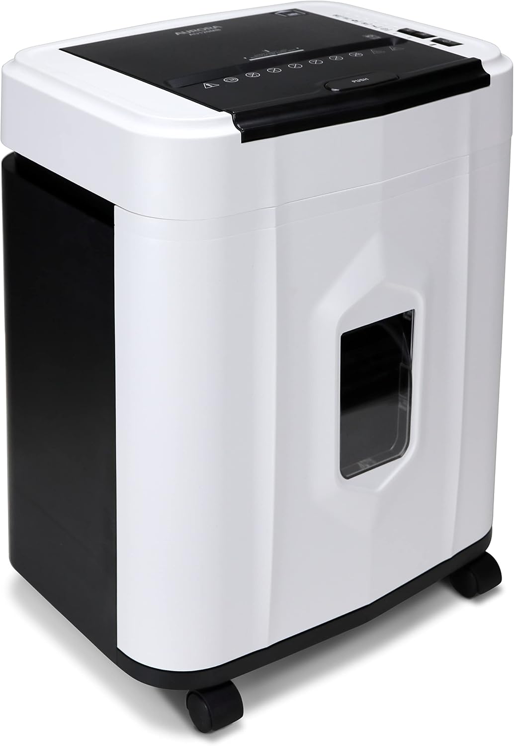 Aurora AU120MB 120-Sheet Auto Feed High Security Micro-Cut Paper Shredder / 30 Minutes (White/Black)