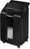 Fellowes AutoMax Micro-Cut 100M Commercial Office Auto Feed 2-in-1 Paper Shredder with 100-Sheet Capacity, Black