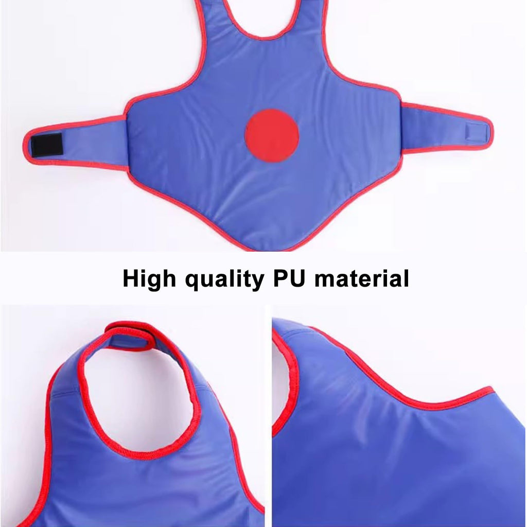 3 Piece Sabre Fencing Starter Set, Fencing Equipment for Children's Fencing Training with Bendable Fencing Sabre, Protective Fencing Vest and Mask(Red)