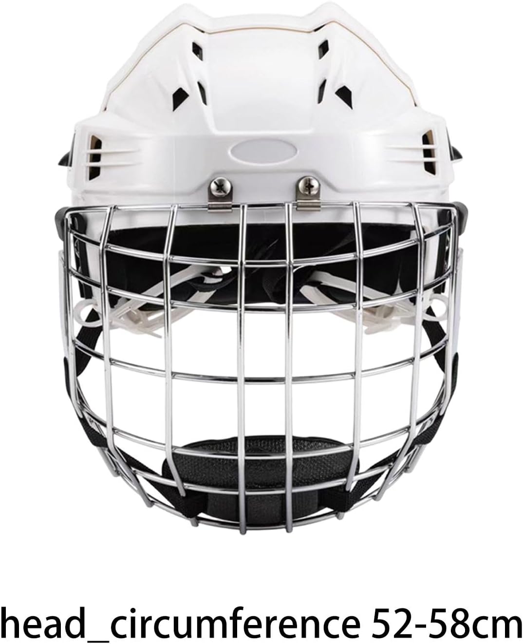 SM SunniMix Hockey Helmet Padded Sports Helmet Headgear Adjustable Ice Hockey Helmet Speed Skate Helmet Lightweight EVA Cushioning for