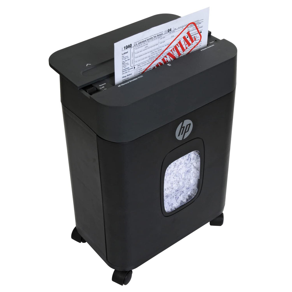 HP - Micro Cut Paper Shredder, 16-Sheet with Slide Top for Office