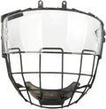 Hockey Visor Hockey Helmet with Metal Net & Transparent Hockey Visor with Anti-Fog and Anti-Scratch Coating Impact-Resistant Universal Lacrosse Helmet Kids Hockey Helmet