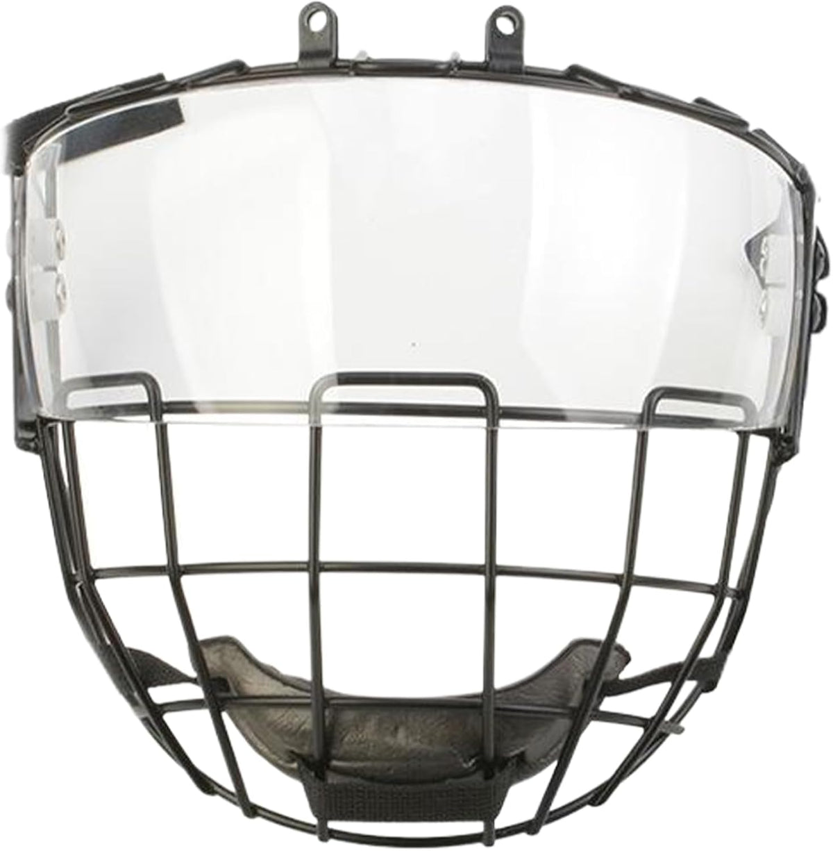 Hockey Visor Hockey Helmet with Metal Net & Transparent Hockey Visor with Anti-Fog and Anti-Scratch Coating Impact-Resistant Universal Lacrosse Helmet Kids Hockey Helmet