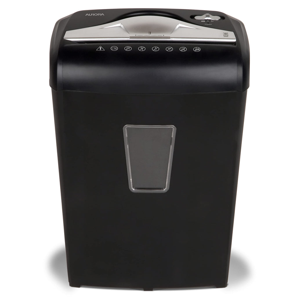 Aurora AU1225MA High-Security 12-Sheet Micro-Cut Paper and CD/Credit Card Shredder/ 5-Gallon Pullout Basket/40 Minutes Run Time