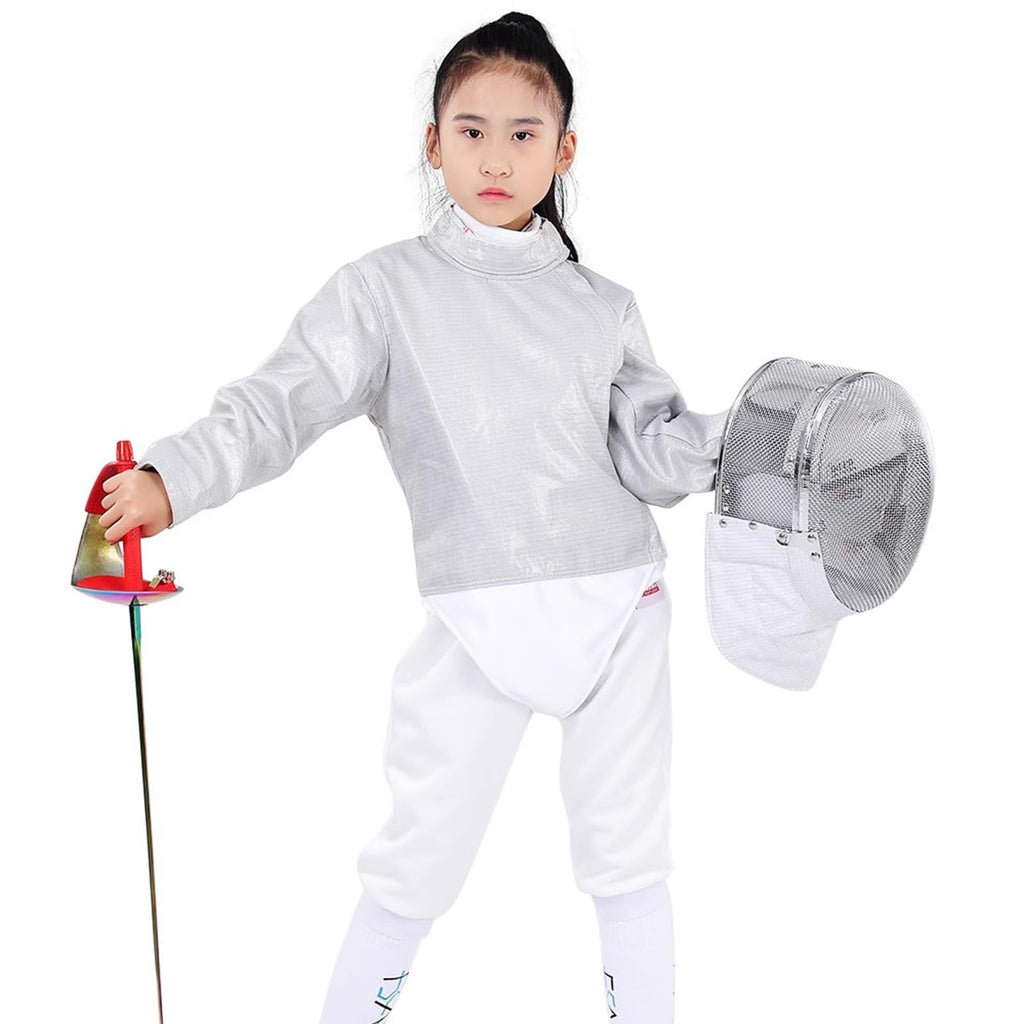 Sabre Lame for Men Women, Non-Washable Fencing Gear, Fencing Electric Sabre Jacket, Fencing Jacket for Right Hand(54#)