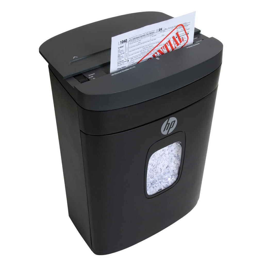 HP - Micro Cut Paper Shredder, 16-Sheet with Slide Top for Office