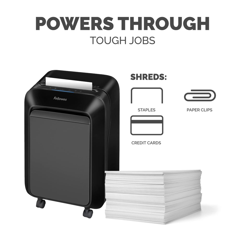 Fellowes Powershred LX220 Micro-Cut Paper Shredder, White