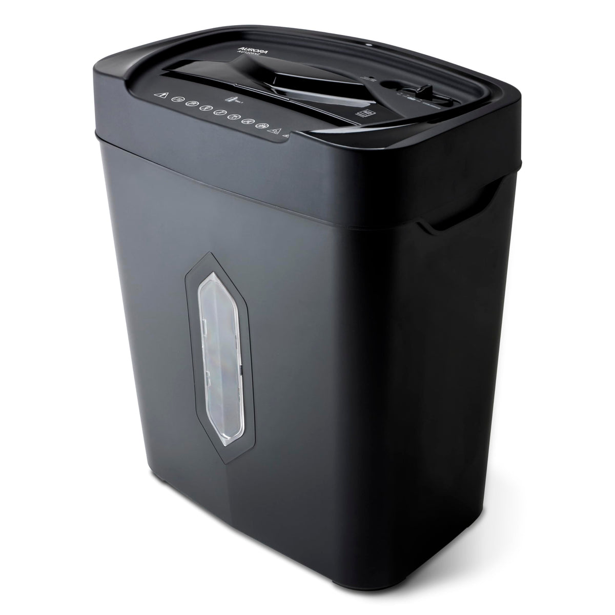 Aurora Anti-Jam 14-Sheet Crosscut Paper/CD and Credit Card Shredder/with 6-Gallon pullout Basket 120 Minutes Continuous Run Time