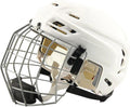 Hockey Helmet with Facemask Roller Skating Helmet Ice Skate Helmet Speed Skate Helmet Sturdy Polyethylene Shell with Iron Mesh Breathable Padding