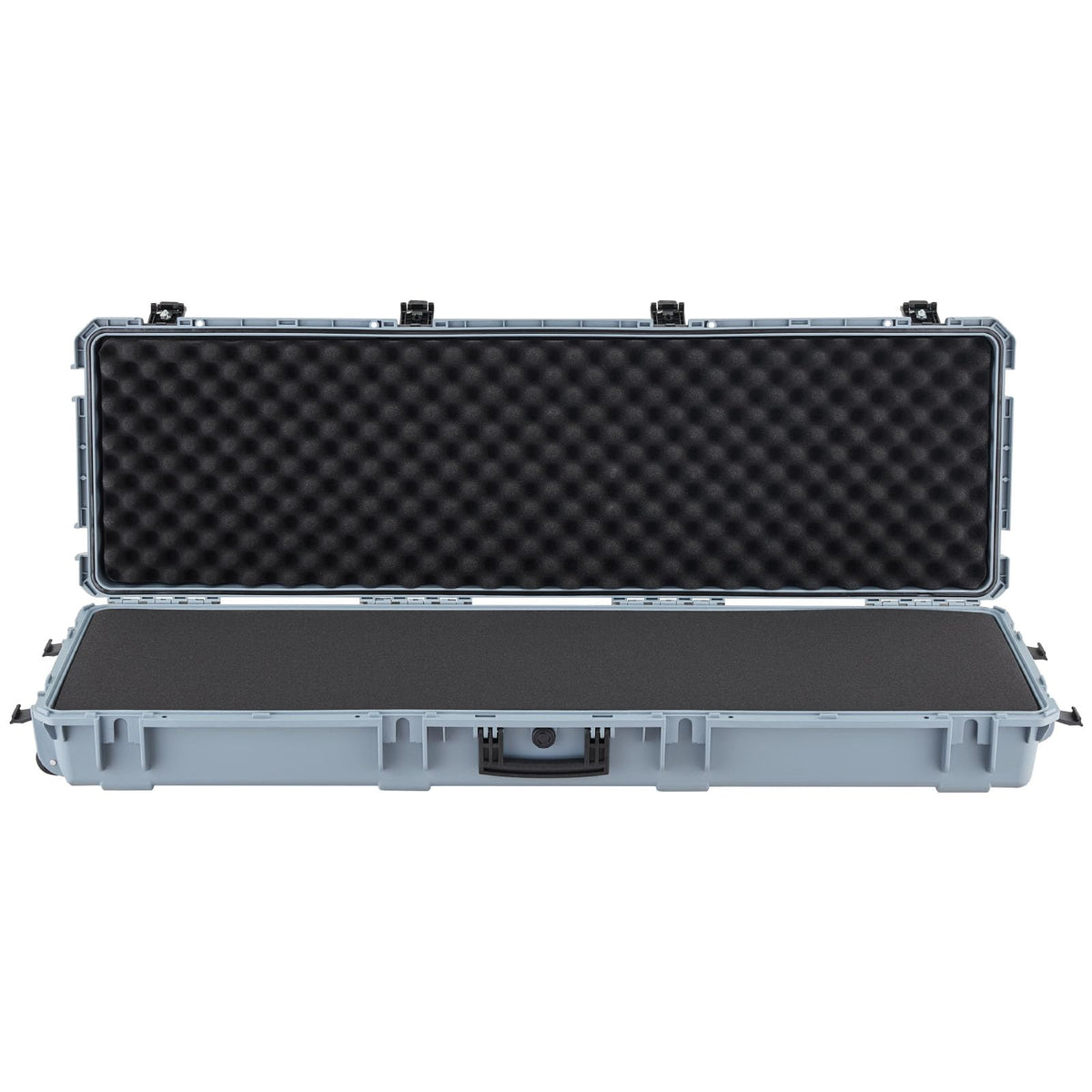 VEVOR Rifle Case, Rifle Hard Case with 4 Layers Fully-protective Foams, Lockable Hard Gun Case with Wheels, IP67 Waterproof & Crushproof, for Rifles or Shotguns
