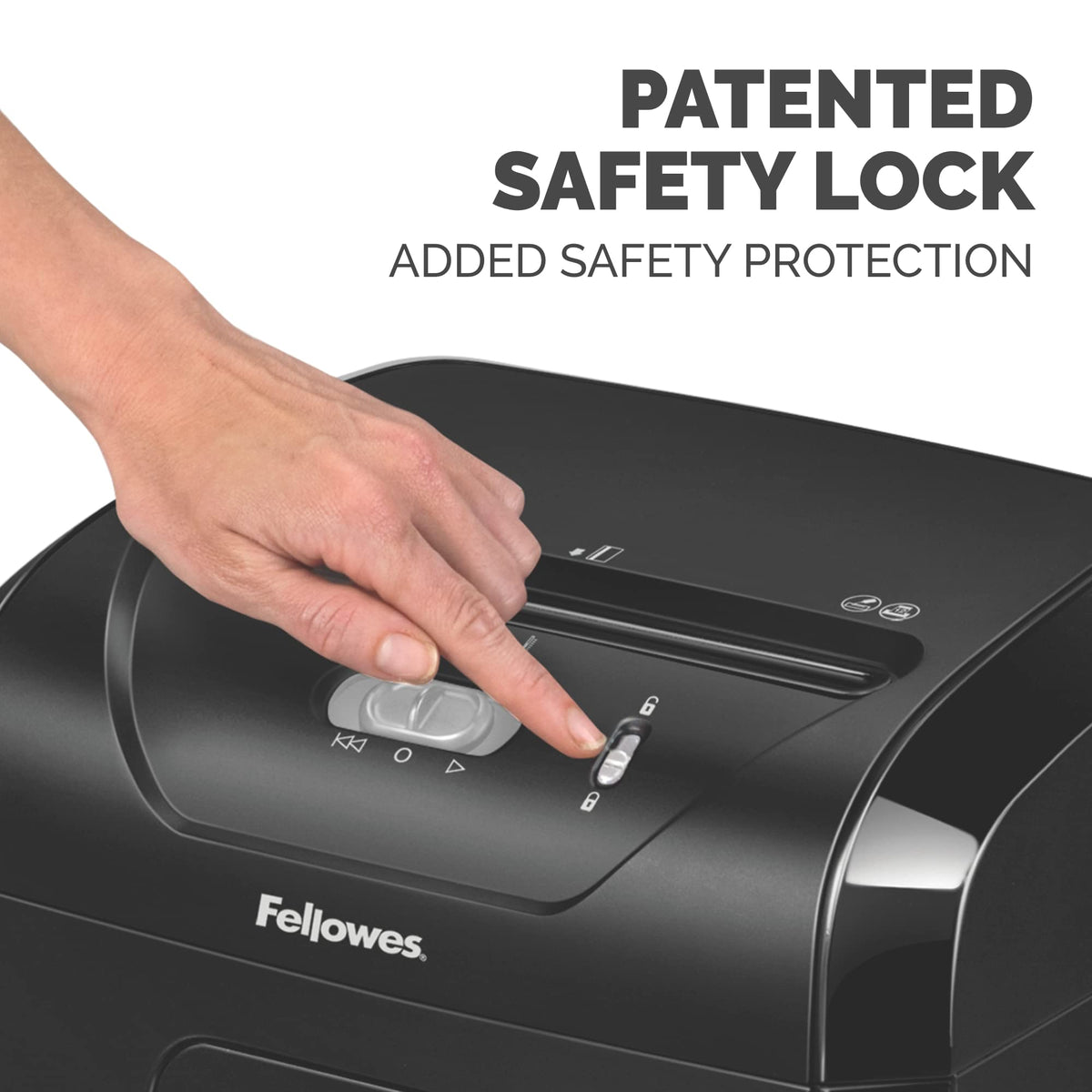 Fellowes Powershred 12 Sheet Cross-Cut Paper Home Office Paper Shredder, 19.50" H x 9.69" W x 13.44" D