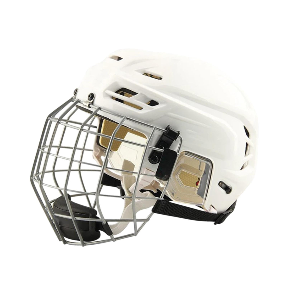harayaa Hockey Helmet with Facemask Roller Skating Helmet Ice Skate Helmet Speed Skate Helmet Polyethylene Shell with Iron Mesh Breathable Suit