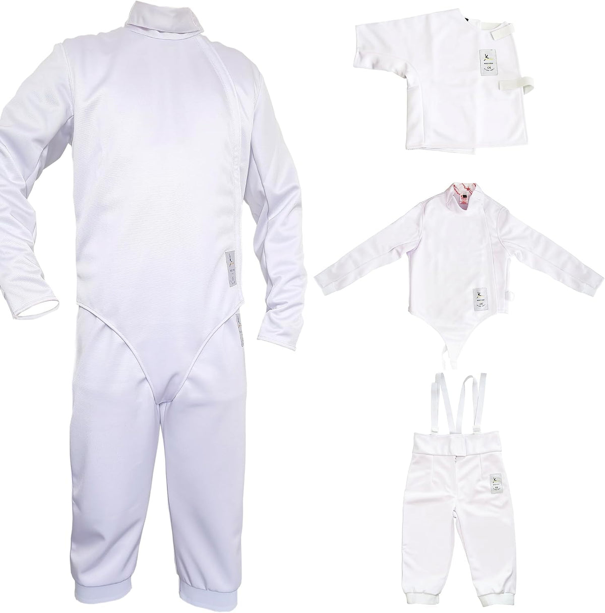 LEONARK 350NW Fencing Sport Uniform Suit - Unisex Pants Jacket Vest Set for Foil Epee Saber