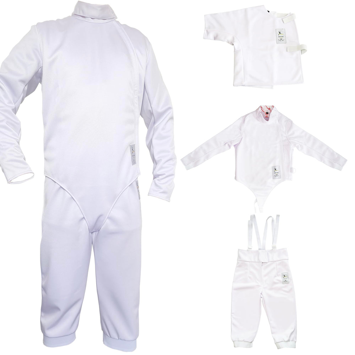 LEONARK 350NW Fencing Sport Uniform Suit - Unisex Pants Jacket Vest Set for Foil Epee Saber