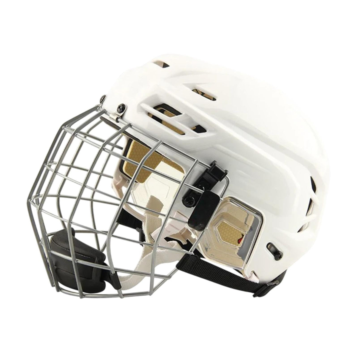 harayaa Hockey Helmet with Facemask Roller Skating Helmet Ice Skate Helmet Speed Skate Helmet Polyethylene Shell with Iron Mesh Breathable Suit