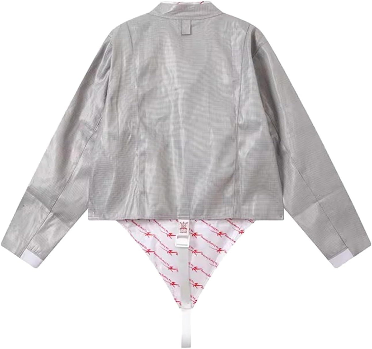 Fencing Lame, Fencing Electric Saber Jacket, Non-Washable Electric Fencing Metal Jacket Metallic Vest - Unisex Fencing Uniform(40#)