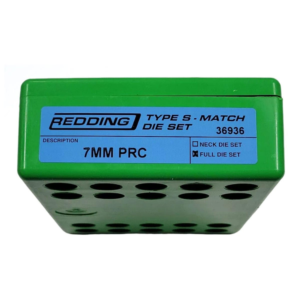 Redding Reloading Type S-Match Bushing Full Die Set | Competition Precision Feeding Chambering
