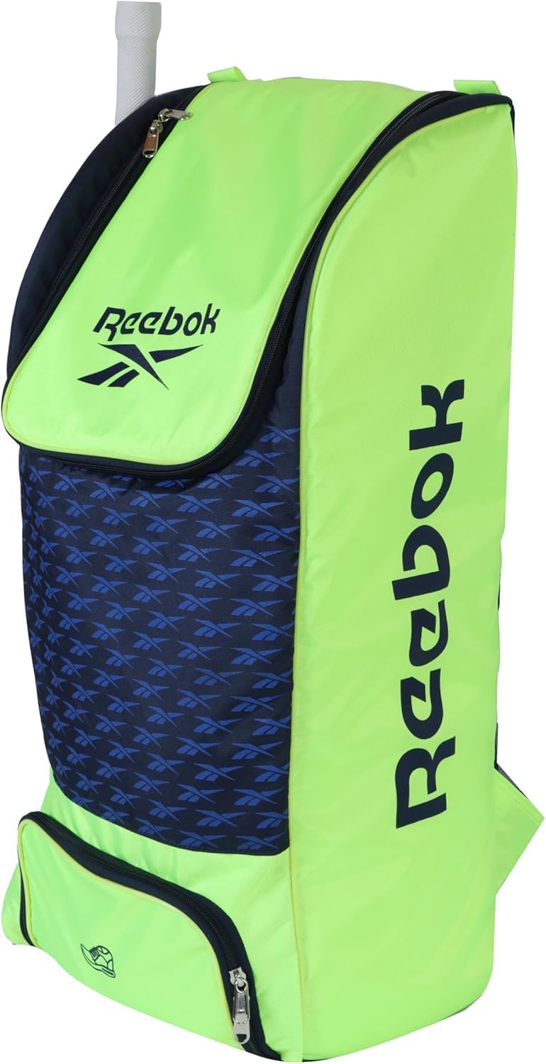 Reebok Cricket Kit â 8-Piece Complete Set with Bat, Pads, Gloves, Helmet & Bag | Sealed Sports Equipment Bundle | (3)