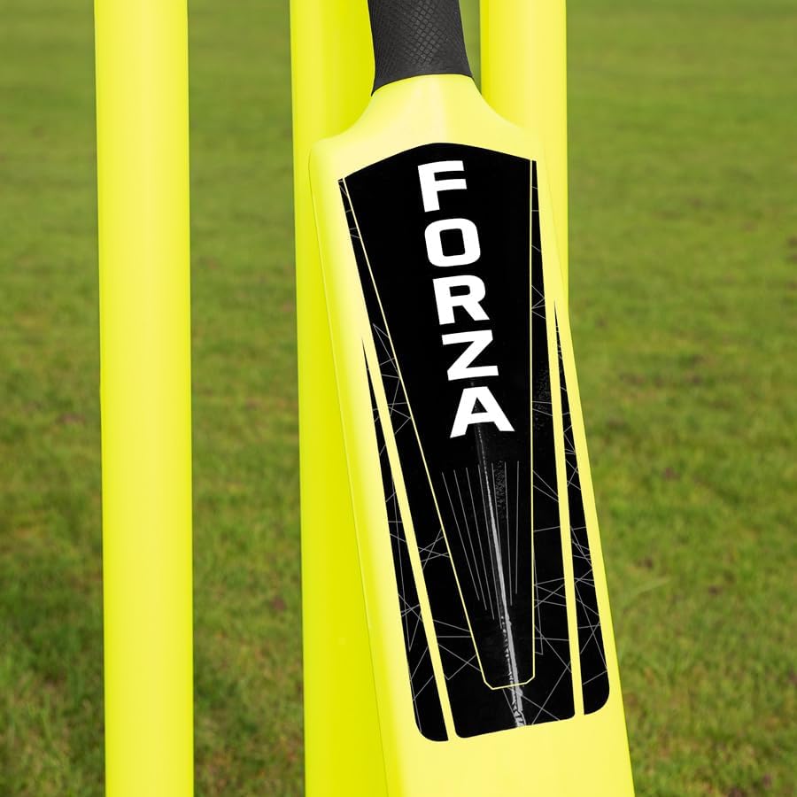 FORZA Plastic Backyard Cricket Set â Portable Lightweight Set with Bats, Stumps & Balls Athletes
