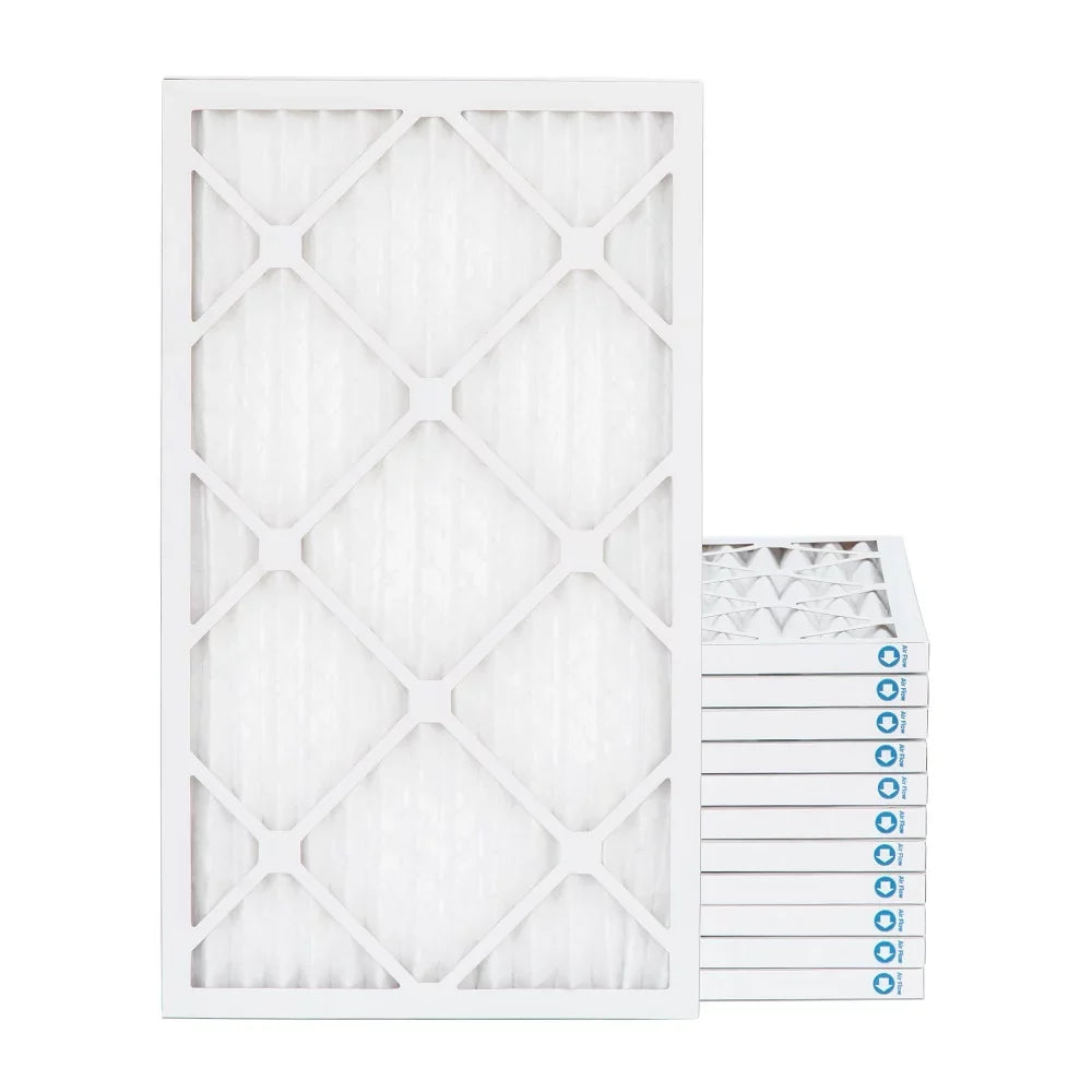 10x24x1 MERV 8 ( MPR 600, FPR 5-6 ) 1" Air Filters for AC & Furnace. Case of 12. Exact Sizeize: 9-1/2 x 23-1/2 x 3/4