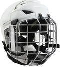 Hockey Helmet, ABS Protective Structure with EVA Padding, Youth Face Cage for Roller and Ice Hockey Sports (M)
