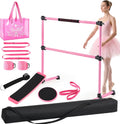 10pcs Ballet Barre Set, Height Adjustable Freestanding Dance Barre