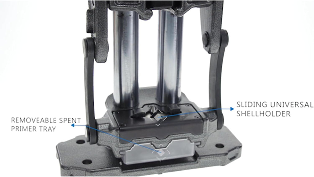 Frankford Arsenal M-Press Coaxial Reloading Press and Die Blocks with Heavy-Duty Design, Adjustable Alignment, for Reloading and Gunsmithing