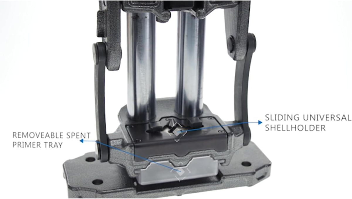 Frankford Arsenal M-Press Coaxial Reloading Press and Die Blocks with Heavy-Duty Design, Adjustable Alignment, for Reloading and Gunsmithing
