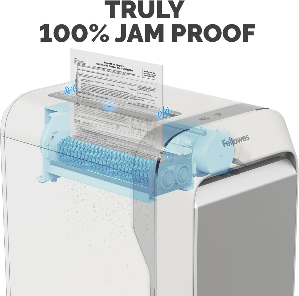 Fellowes Powershred LX220 Micro-Cut Paper Shredder, White