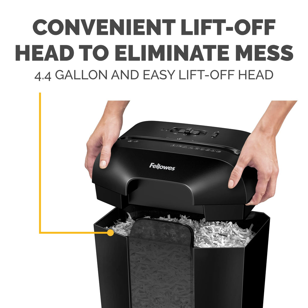 Fellowes Powershred LX70-DB 11 Sheet Cross-Cut Household Paper Shredder for Home Office