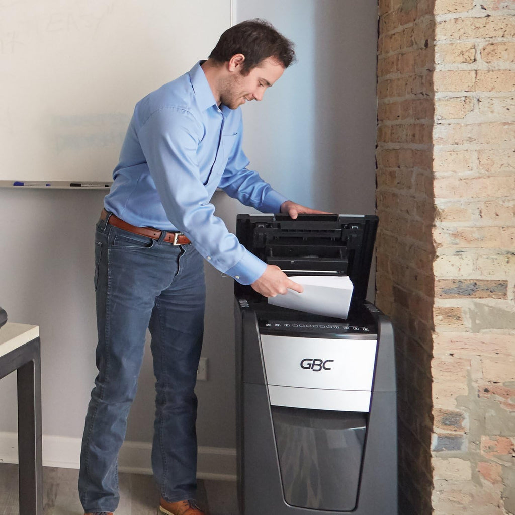 GBC Paper Shredder, Auto Feed+, 230 Sheet Capacity, Micro-Cut, Small Office Shredder, 230M (WSM1757607)