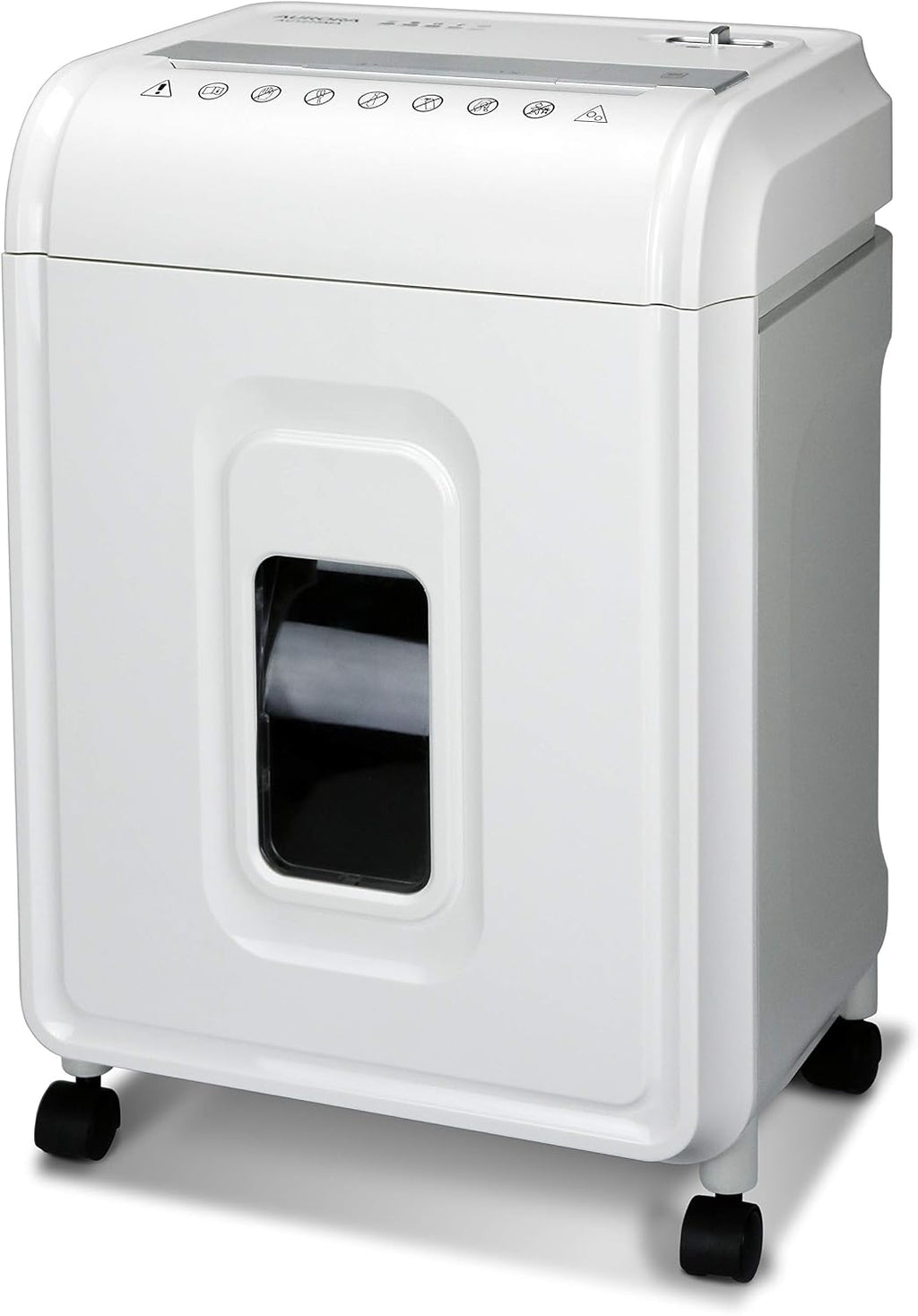 Aurora Professional Grade 12-Sheet Micro-Cut Paper and CD/Credit Card Shredder/ 60 Minutes Continuous Run Time, White/Gray