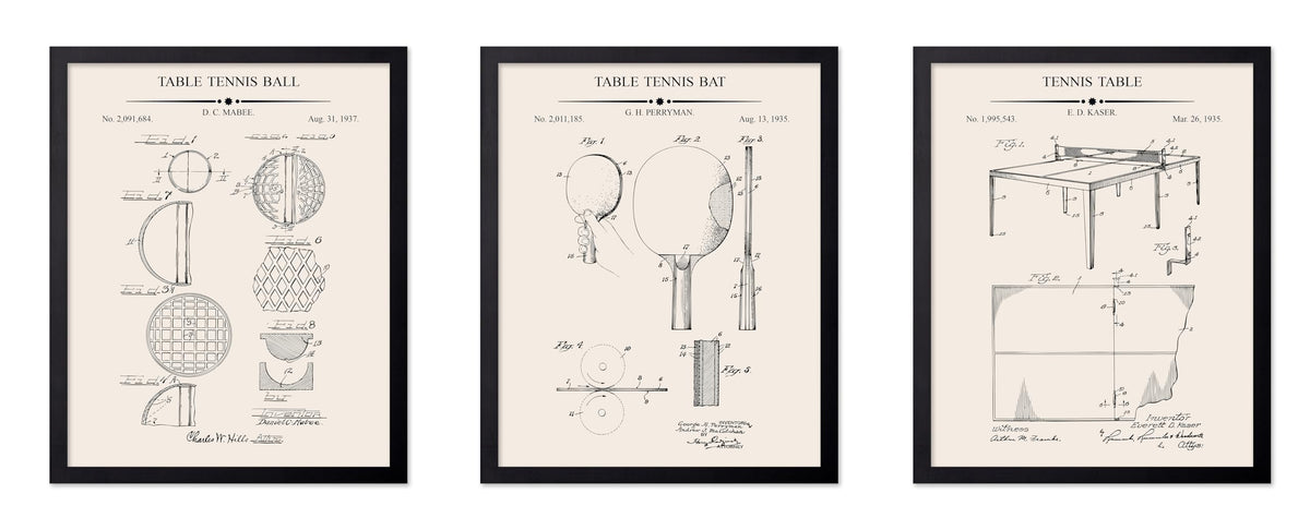 Poster Master 3-Piece Fencing Blueprint Poster - Fencing Garment Patent Print - Fencing Mask Design - Target Art - Sports Design - Technical Drawing Print - Gym or Office Decor - 8x10 Brown Framed