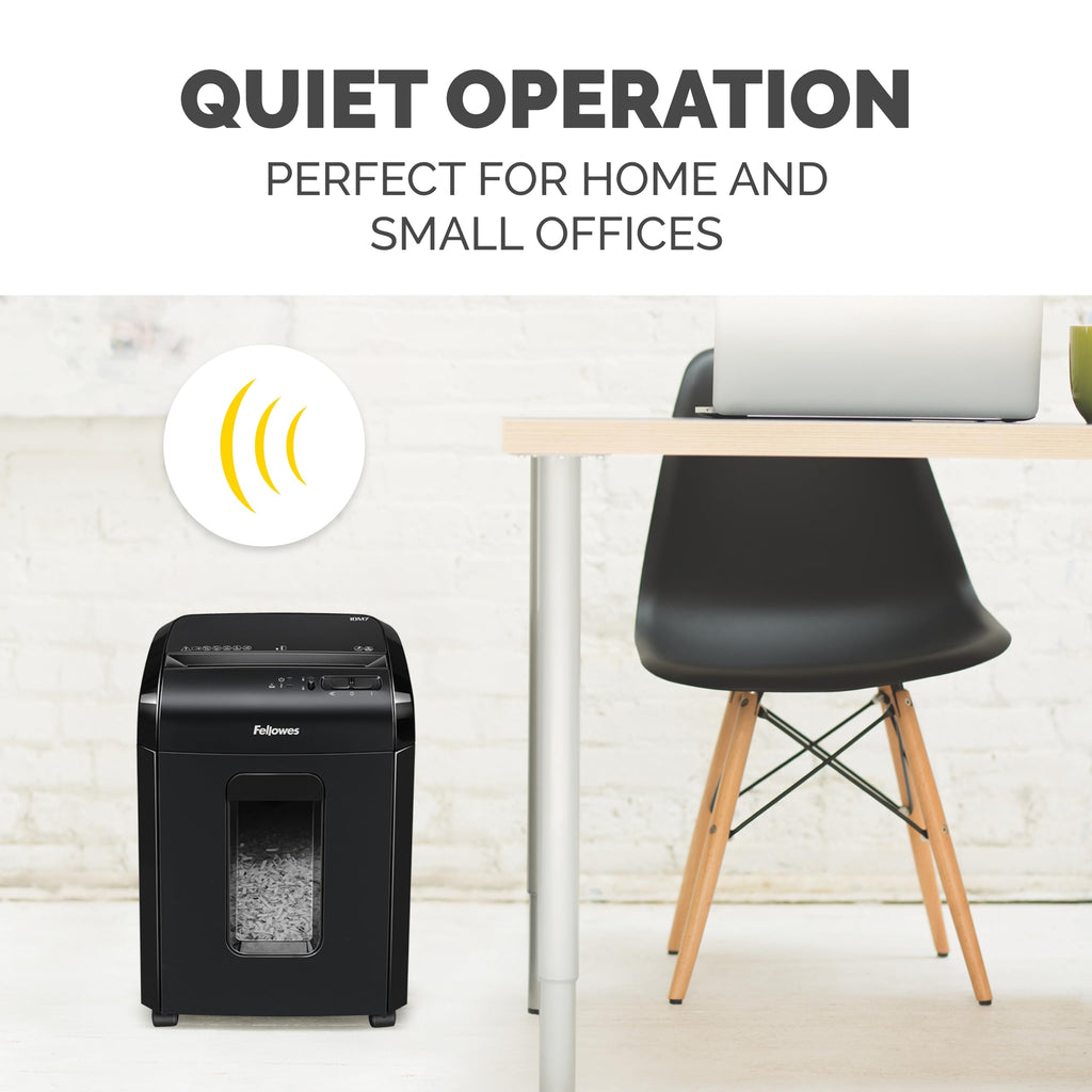 Fellowes AutoMax 100MA 100-Sheet Micro-Cut Autofeed 2-in-1 Paper Shredder for Office/Small Office
