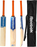 REEBOK Super Drive (, Leather Bat) SH Kashmir Willow Cricket Bat for 15+ Yrs (1100 g) Bat Grip and Sticker May Vary Based on Availability