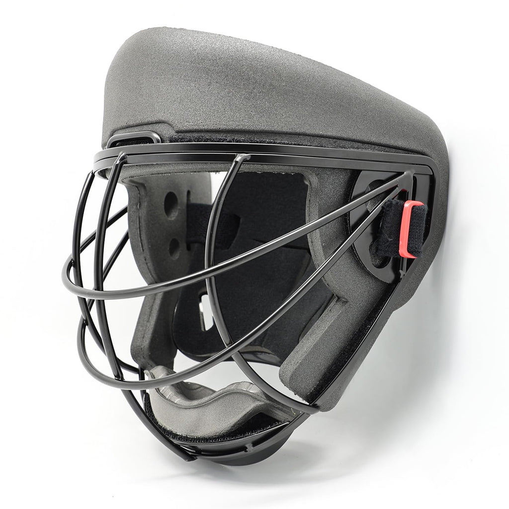 GY Field Hockey Face Mask Men/Women/Youth with 4.5mm 304 Stainless Steel | Ortholite Foam Lining | Protective Rear Shell for Goalkeepers/Penalty Corner Defenders