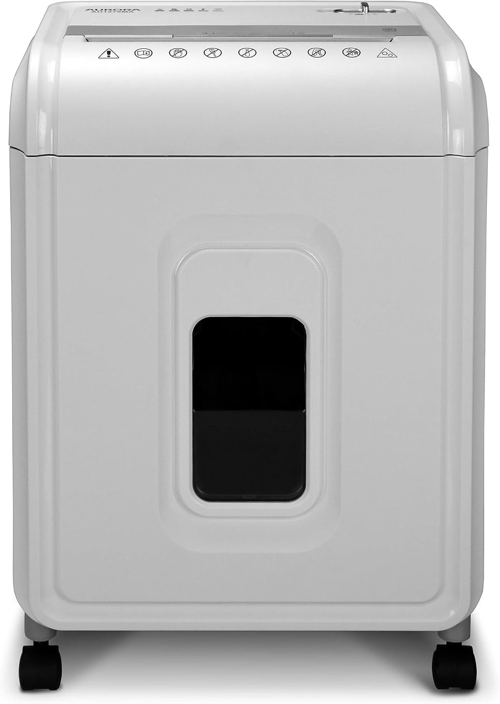 Aurora Professional Grade 12-Sheet Micro-Cut Paper and CD/Credit Card Shredder/ 60 Minutes Continuous Run Time, White/Gray