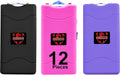 Wholesale Lot Super Heavy Duty Stun Gun for Self Defense with Bright Led Flashlight, Rechargeable Battery, Nylon Holsters with Belt Loop for Easy Cary