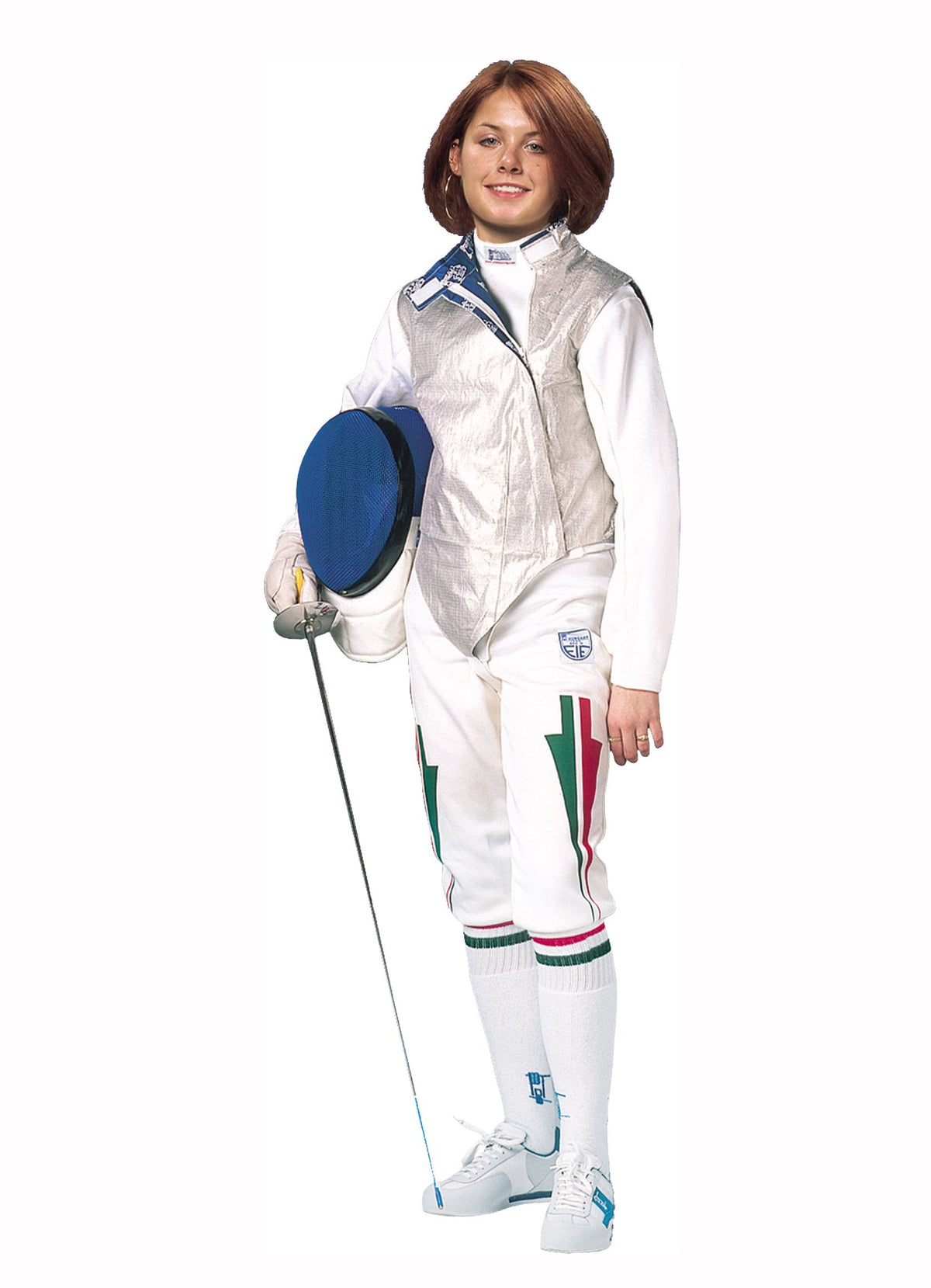 RF PBT INOX, Washable Electric Fencing Foil Jacket, Lame, Women's