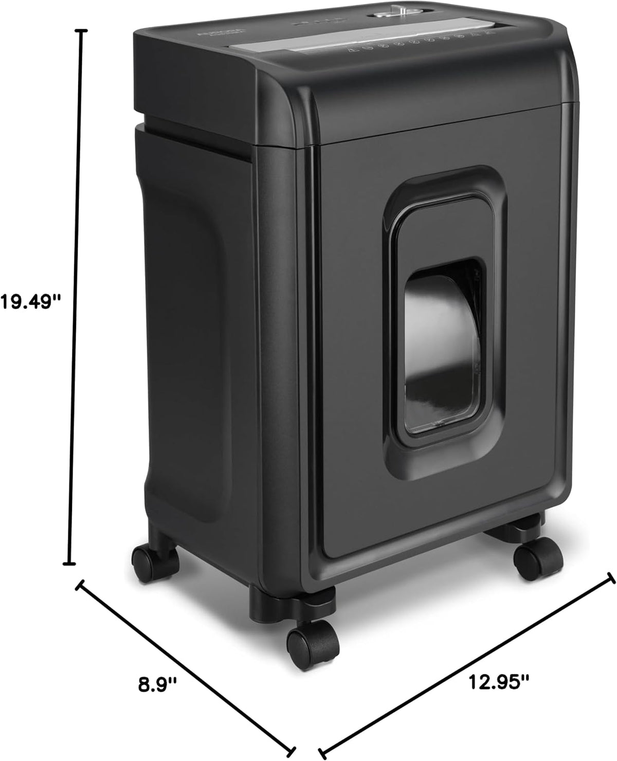 Aurora AU830MA High-Security 8-Sheet Micro-Cut Paper and Credit Card Shredder/ 20 Minutes/Security Level P-5