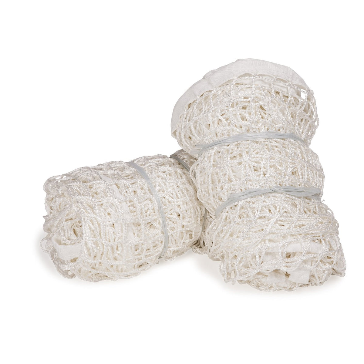 Champion Sports Lacrosse Goal Net - 6mm Official Size White Nylon Net Replacement (Pack of 2)