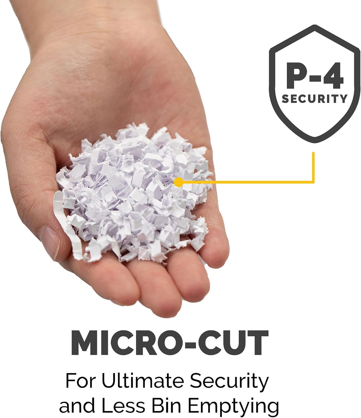 Fellowes Powershred LX220 Micro-Cut Paper Shredder, White